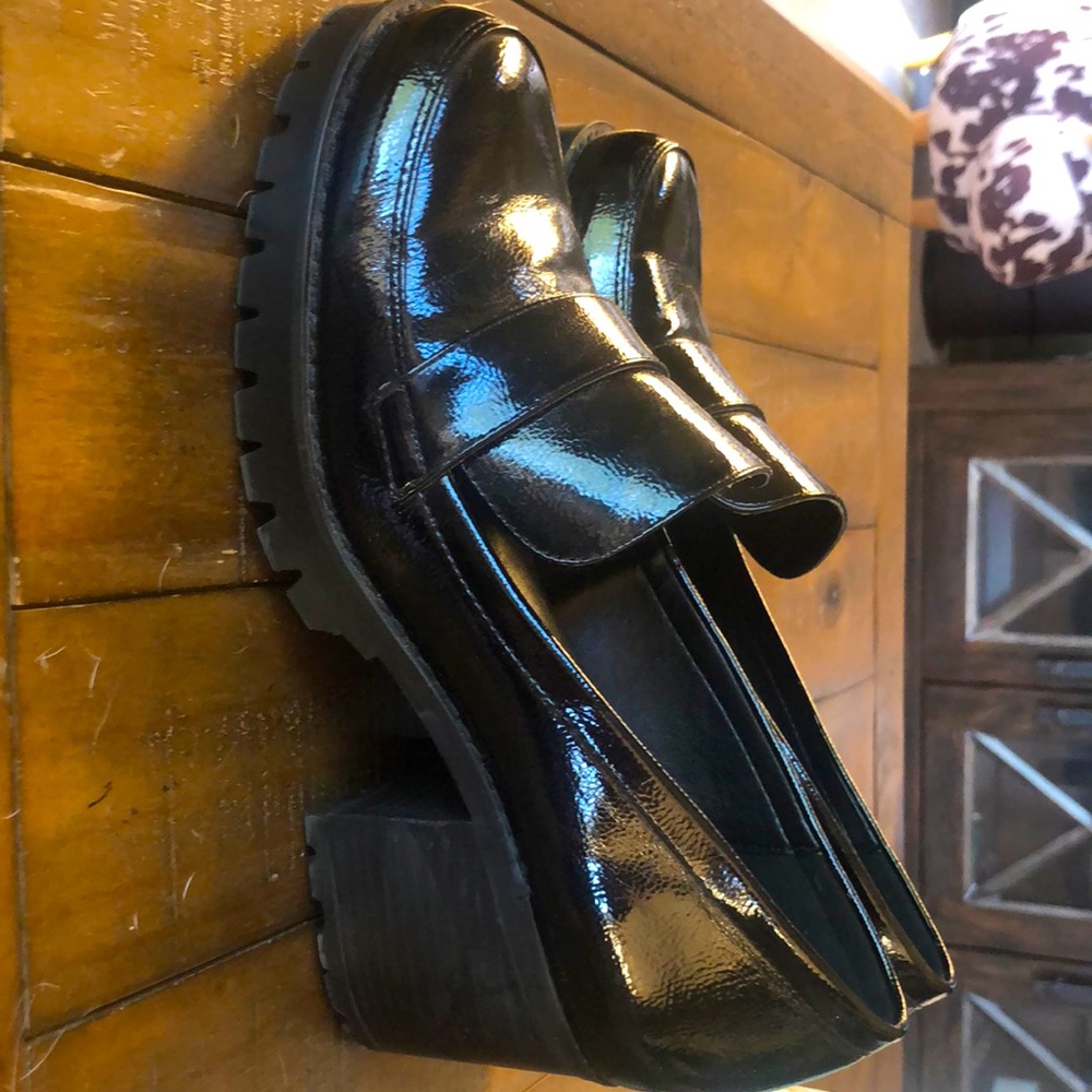Jane and the Shoe Leighton Heel loafers lightly worn, excellent condition